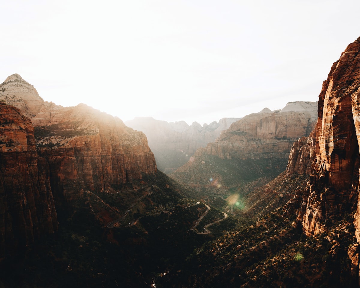 Zion National Park 3D topographic map